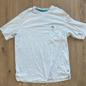 Tommy Bahama White Short Sleeve Crew Neck Tee